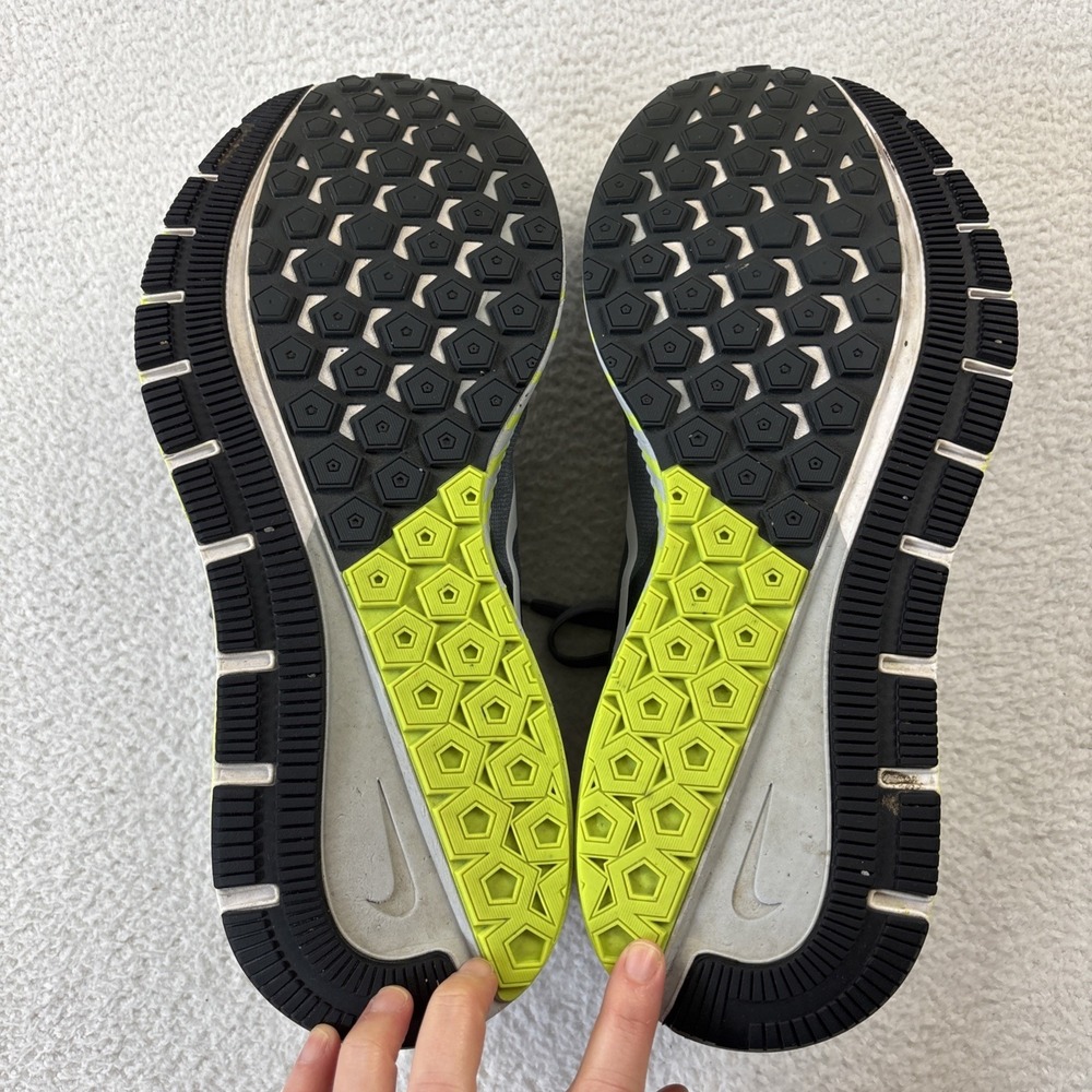 NIKE 'Zoom Structure 21' Mens Running Shoes Size 13 Gray/Volt Athletic Sneakers - Picture 6 of 13